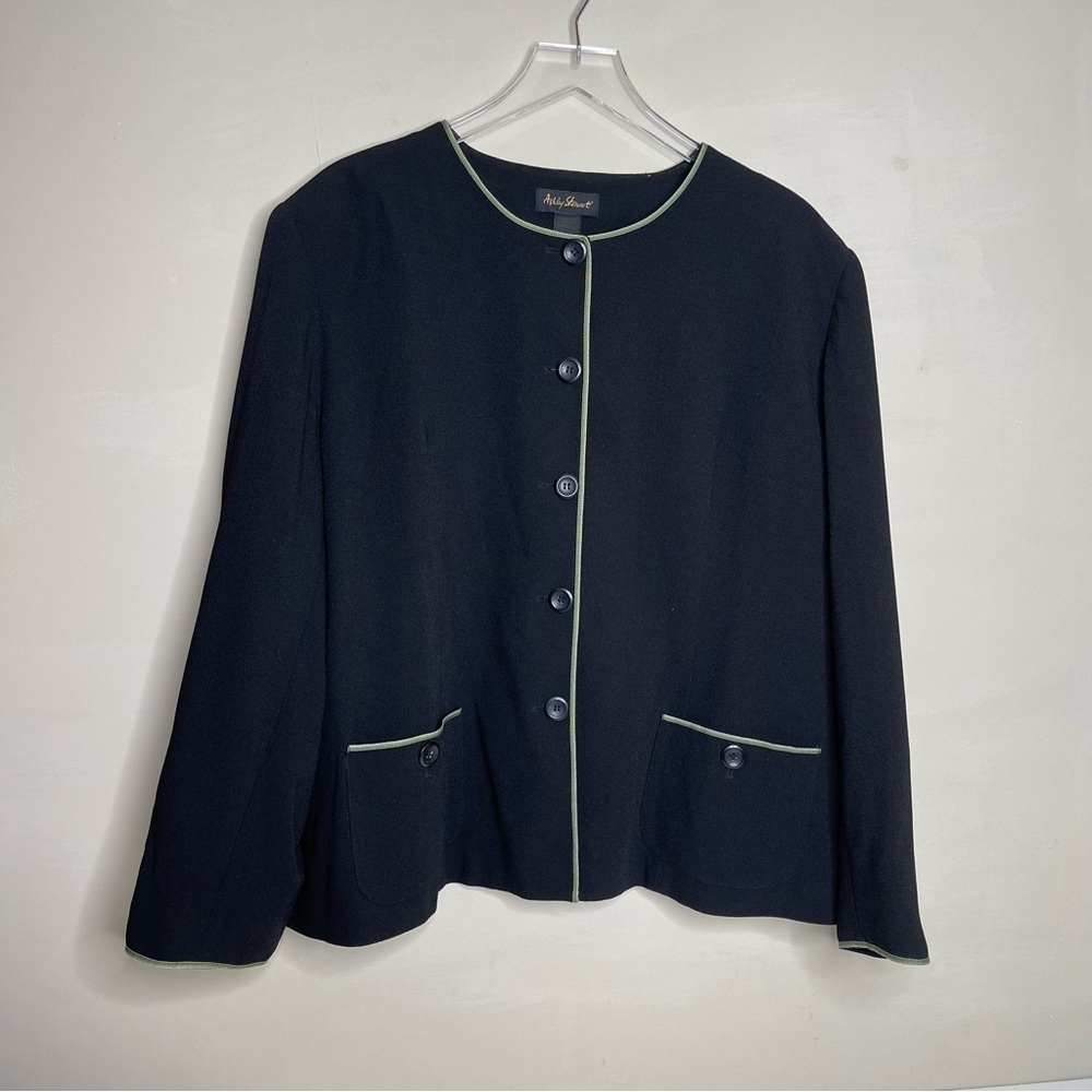 Ashley Stewart Ladies Button Front Jacket